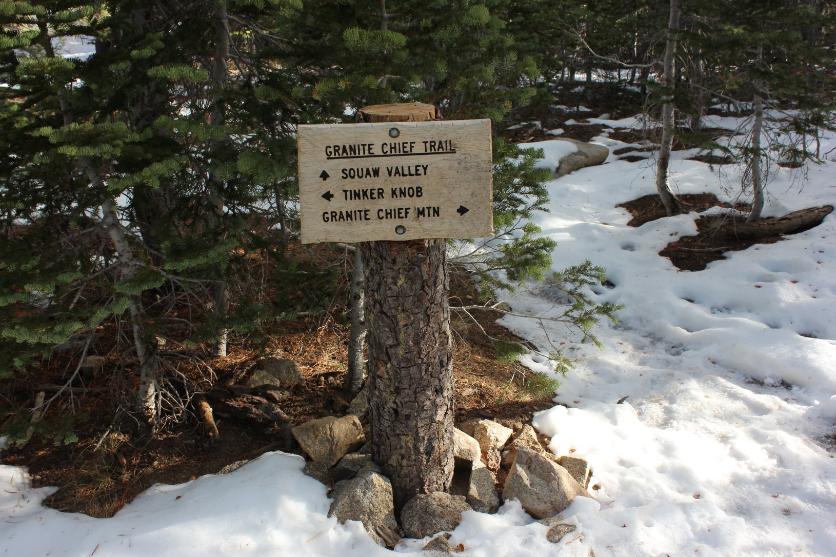 Granite chief outlet trail